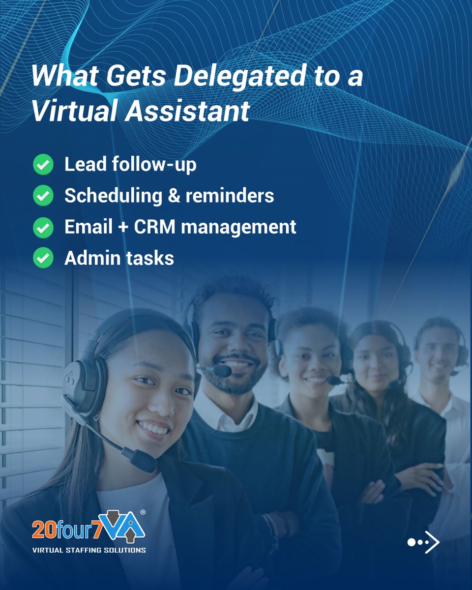 20four7VA's tweet image. Top agents don’t do everything. They delegate.
A Real Estate VA handles the busywork so you can stay in front of clients and close more deals.
👉 Visit go.20four7va.com to start delegating smarter.

#RealEstateVirtualAssistant #DelegateToScale #RealtorSupport #RealEstate