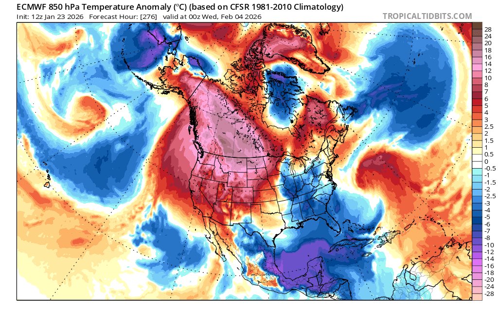 ClimaenGuate's tweet image. CONDICIONES FAVORABLES PARA LA LLEGADA DE MUCHO FRÍO A GUATEMALA

Debilitamiento del vórtice polar provocará que la
Corriente en chorro se ondule desplazando aire ártico muy frío más al sur de lo normal.

Además, la oscilación Ártica AO sufrirá un colapso con valores muy…