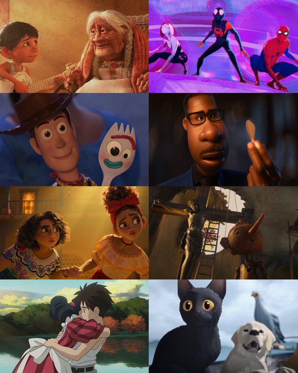 CINEMA505's tweet image. Os últimos vencedores do Oscar de Melhor Animação.