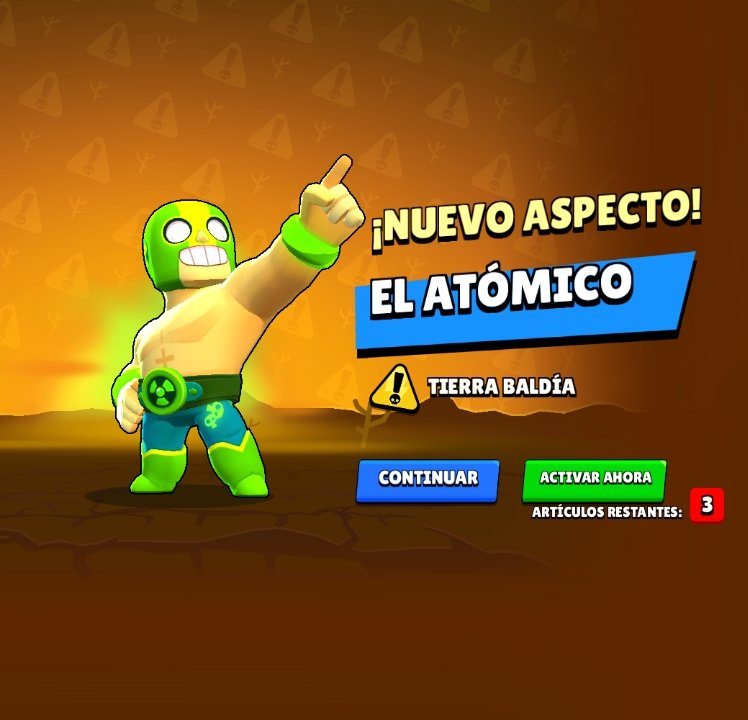 charddark's tweet image. Ayer me salió este aspecto en la caja esa que nos regaló #BrawlStars