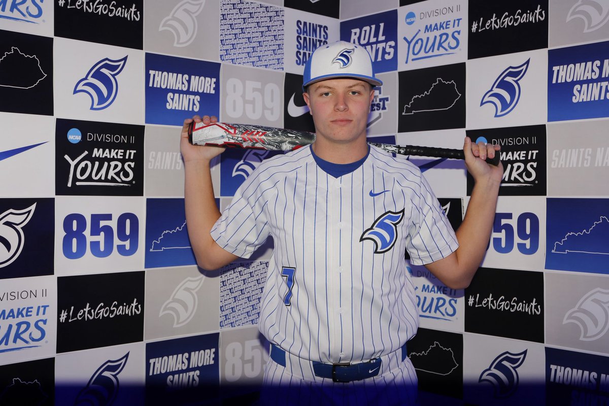 Batter up! Baseball media day is in full swing. Our Saints are looking sharp and ready to knock it out of the park this season🔵⚪️

#LetsGoSaints