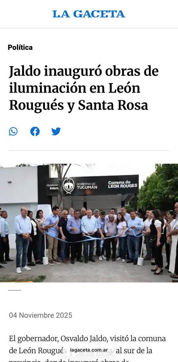 Mientras el ajuste nacional golpea a las provincias, Tucumán sigue de pie gracias a una gestión que prioriza el trabajo, las obras de infraestructura y la justicia social. Porque cuando Nación se borra, Tucumán se defiende.