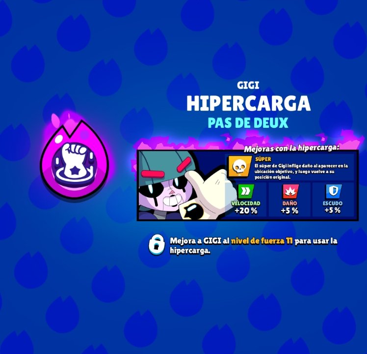 charddark's tweet image. Hipercarga de Gigi en el drop de hipercarga que nos regalaron también ayer #BrawlStars