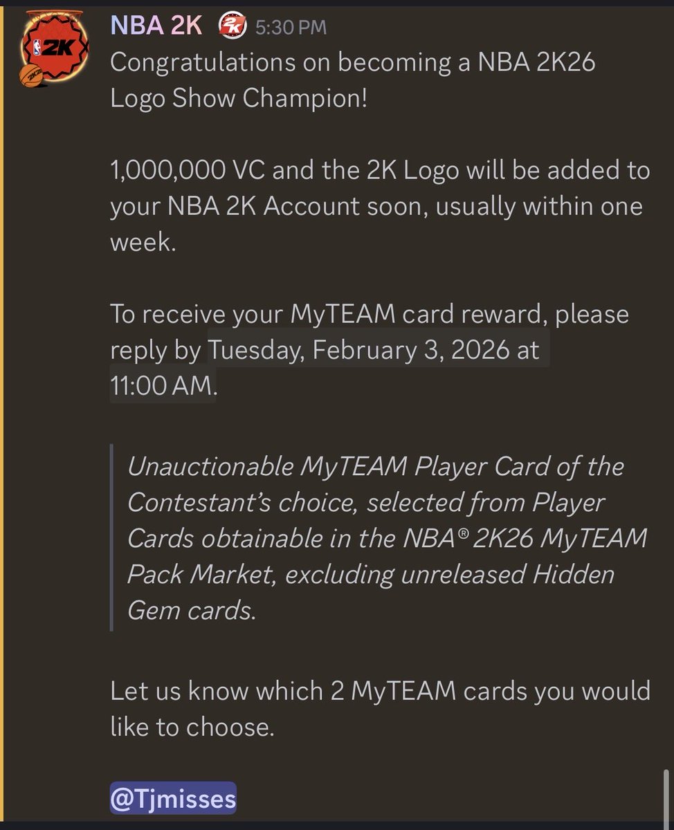 Omg I’m the first 2k26 logo show winner. <a href="/yoStax/">StaxMontana</a> <a href="/BUTBOOMBOOM/">Boomie2K ❄️🏀</a> <a href="/itsEvanCC/">Evan</a>