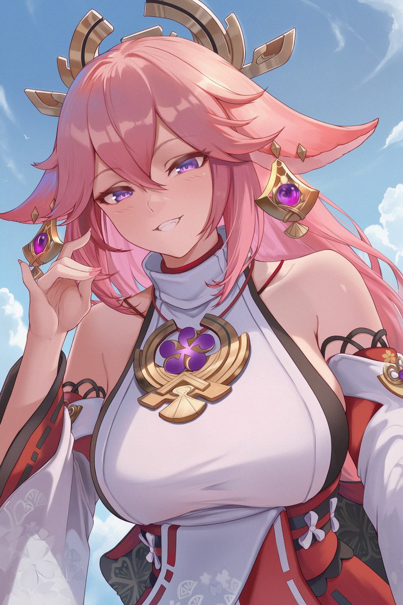 Yea Miko 🦊
#GenshinImpact SFWイラスト