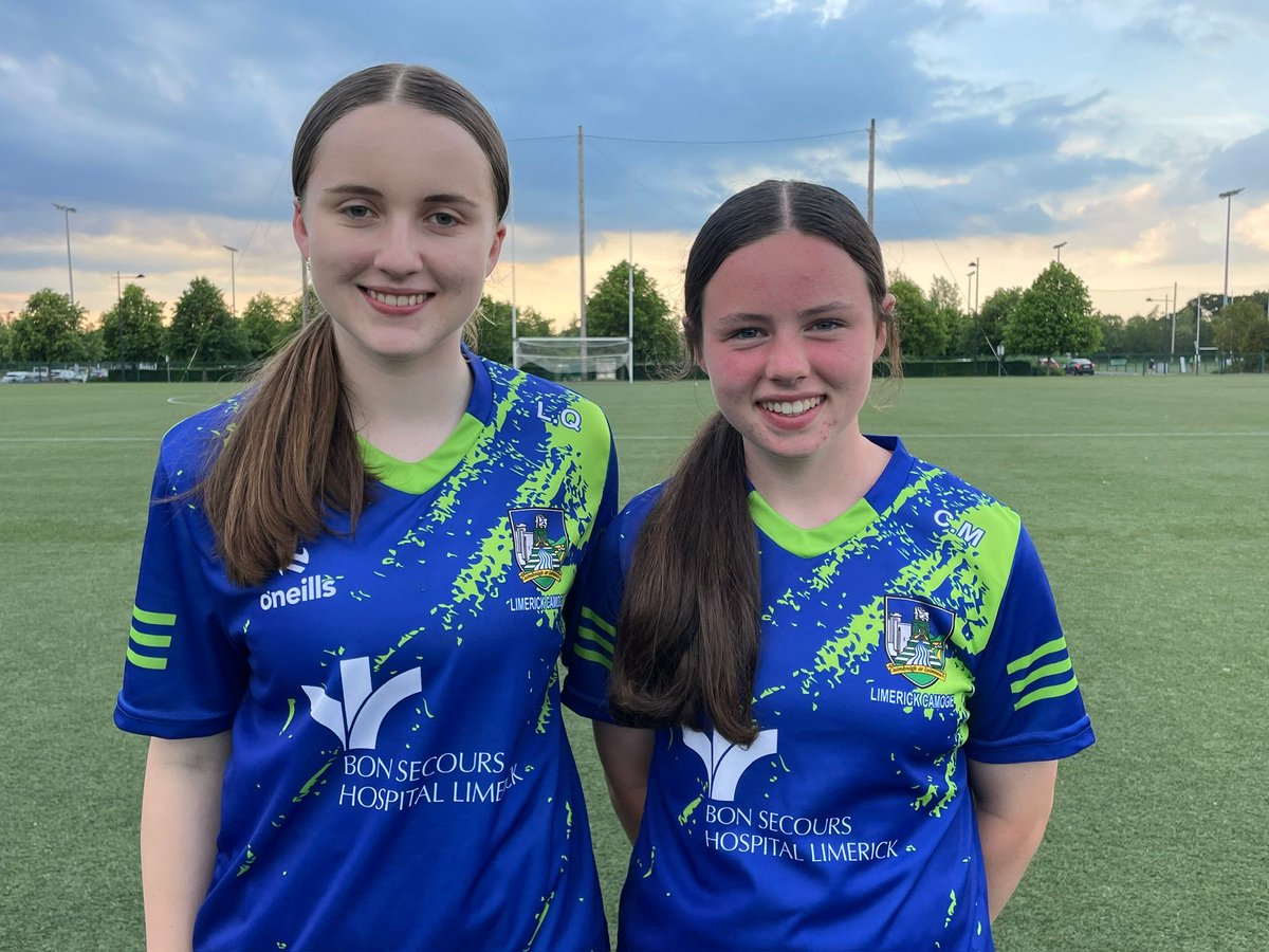 The best of luck to our two camogie players who play with Limerick U16 teams in their respective Munster finals tomorrow. Ciara Murphy lines out with U16B team against Cork at 3pm while Loren Quinn is with the U16A team that take on Waterford at 5pm. Both matches are in Fethard.