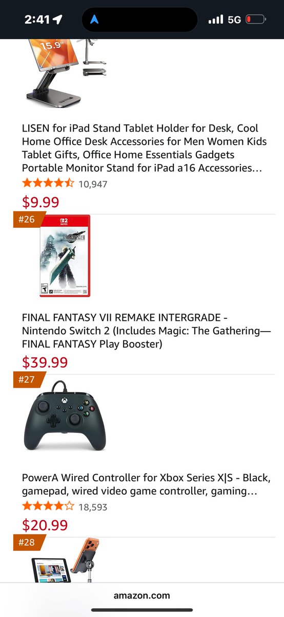 younghavok's tweet image. Final fantasy 7 remake number 1 on the eshop. Number 2 on North America Amazon. Preorders sold out at target. 

Safe to say Nintendo fans showed up and showed out for this one.