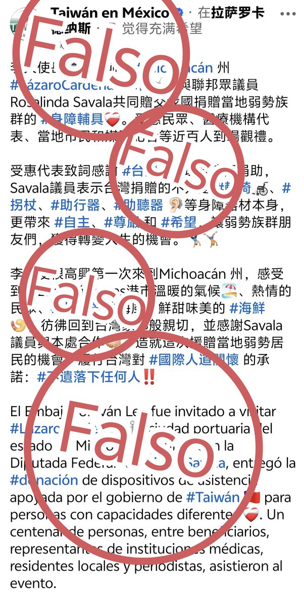 Embajada de China en México tweet media
