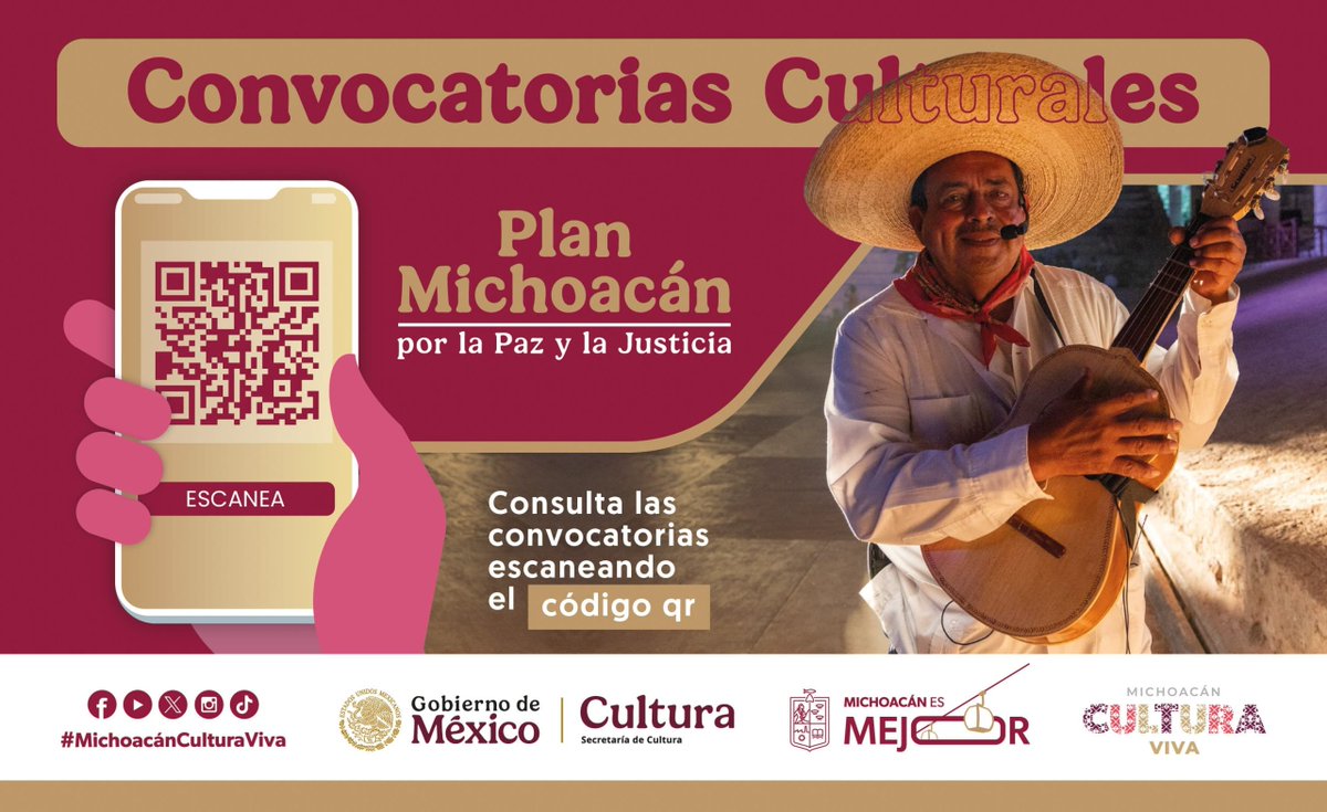 escenanews's tweet photo. Abiertas convocatorias federales para artistas michoacanos: Secum https://t.co/uMipQOV7bp https://t.co/YKxi9OmxBK