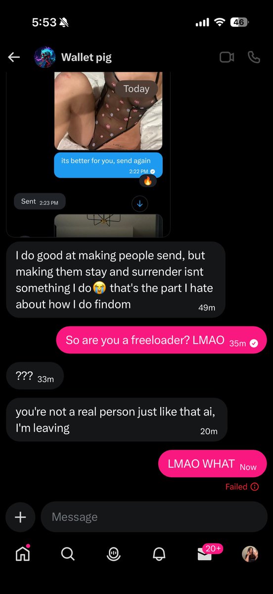 xgoddesscassie's tweet image. Honoured he thinks I’m ai 🥹🥹🥹