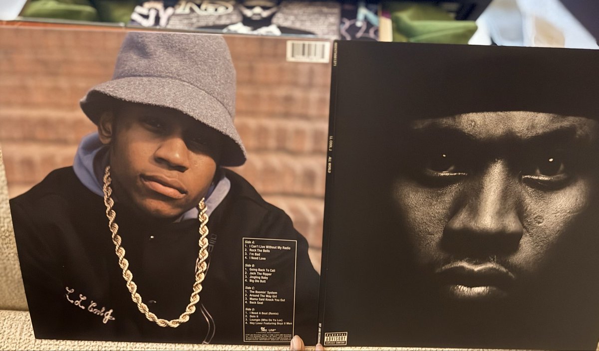 IAmTheVisual_'s tweet image. Found some new records w Fav Boo.
He got me:
-LL Cool J
-Mariah Carey
-Whitney Houston 
-Alanis Morrissette
(I still know all the lyrics to #ImBad. I can’t believe it. 
“I’m notorious - I’ll crush you like a jellybean.” 😂
—LL Cool J)