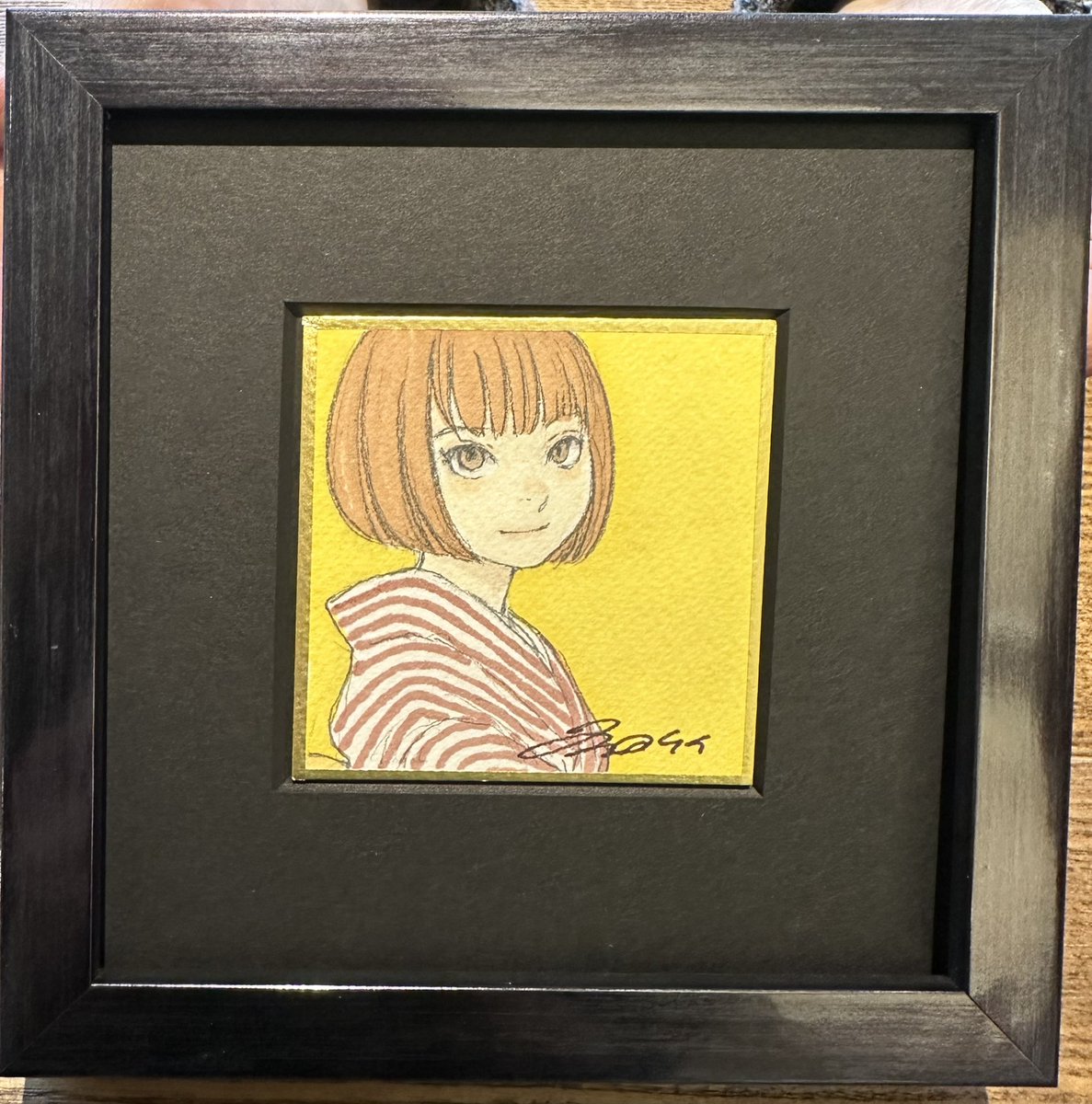 冬目ケイ 代官山蔦屋書店 POP UP展スタートしました! 着物の少女でミニ