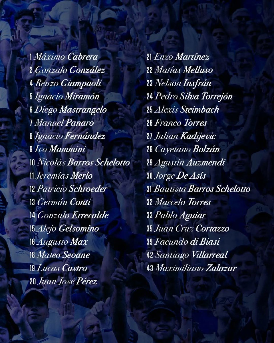 #GELP #CGE <a href="/nuevosairesfm/">Nuevos Aires FM 99.7</a> Estos son los dorsales qué llevara el Lobo en este campeonato