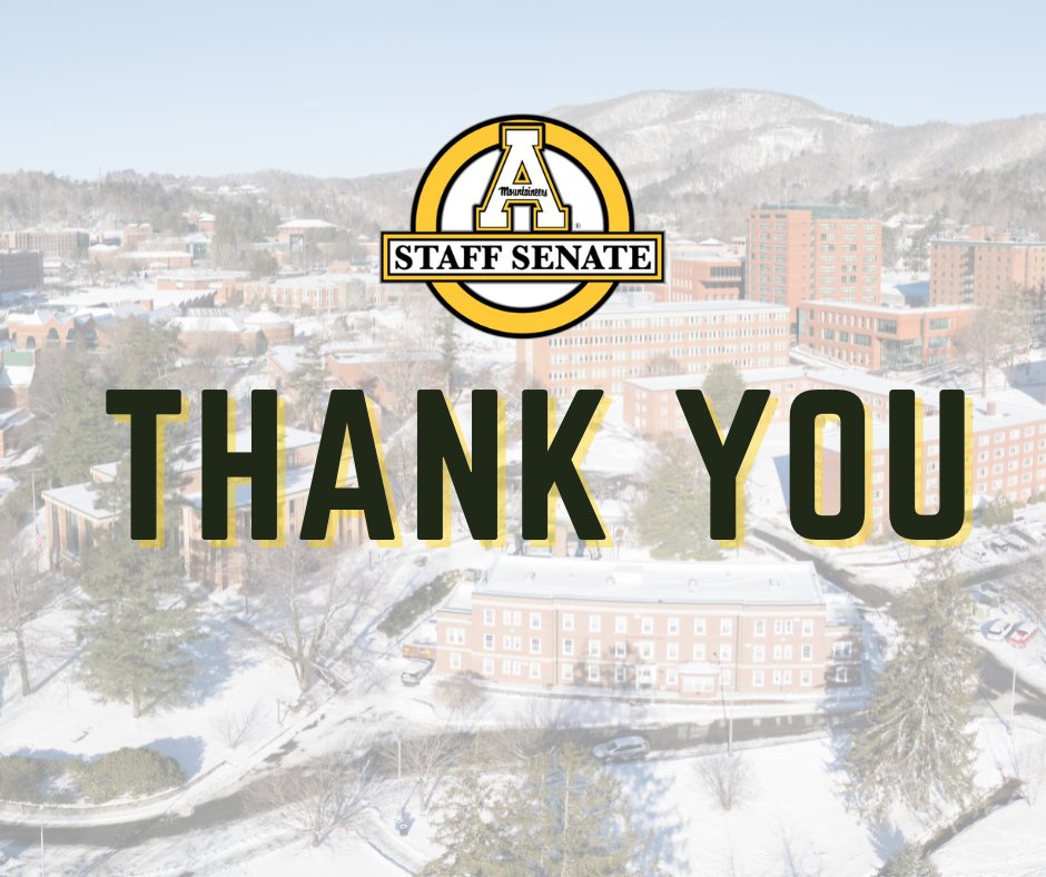 Thank you to all Mountaineer Staff who are working hard to prepare for possible winter storm impacts.

We hope everyone stays safe and warm this weekend 🖤💛

🔗University operations message appcares.appstate.edu/messages/id/116
🔗AppState-ALERT emergency.appstate.edu/appstate-alert