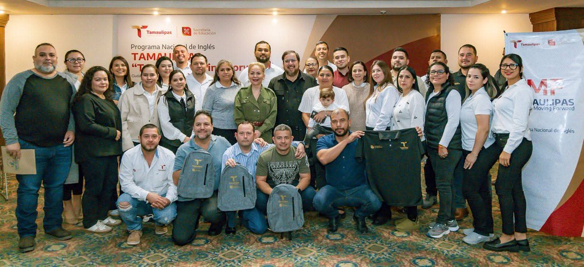 EDUCATAM's tweet photo. Con el objetivo de fortalecer la actualización y profesionalización docente en la enseñanza del inglés, se realizó el Encuentro Pedagógico “Tamaulipas Moving Forward – Teachers Moving Forward”, presidido por el secretario de Educación, Miguel Ángel Valdez García, https://t.co/Dk1CTA9Qft