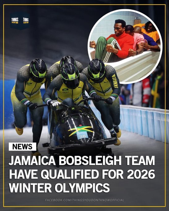 ChinaEmbJA's tweet image. Warm congratulations to Jamaica’s bobsleigh teams on qualifying for the 2026 Winter Olympics!❄️❄️
 
Wishing the teams great success ahead!