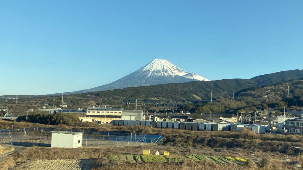 今日も綺麗な富士山が🗻 ✨
