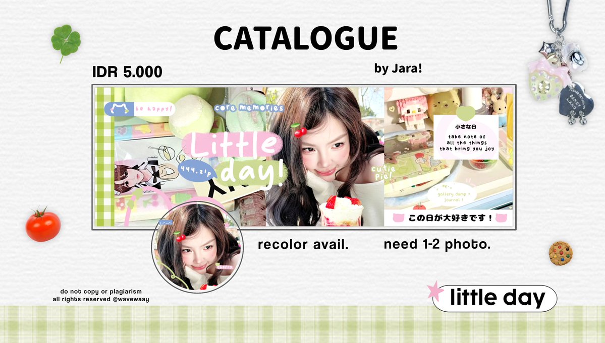 hanfornoah's tweet image. Help repost temen-temen, makaciiii! ˃ᴗ˂

Hii, Aku mau kenalin ke kalian 4 katalog layout baru aku sekalian aku OPTIP khusus katalog ini with special price 5.000/ea 🥣🍪 Boleh cek alt untuk detailnya &amp;amp; scroll ke bawah kalau mau titip yup🩷

#zonauang #zonaba by req moodie jamet