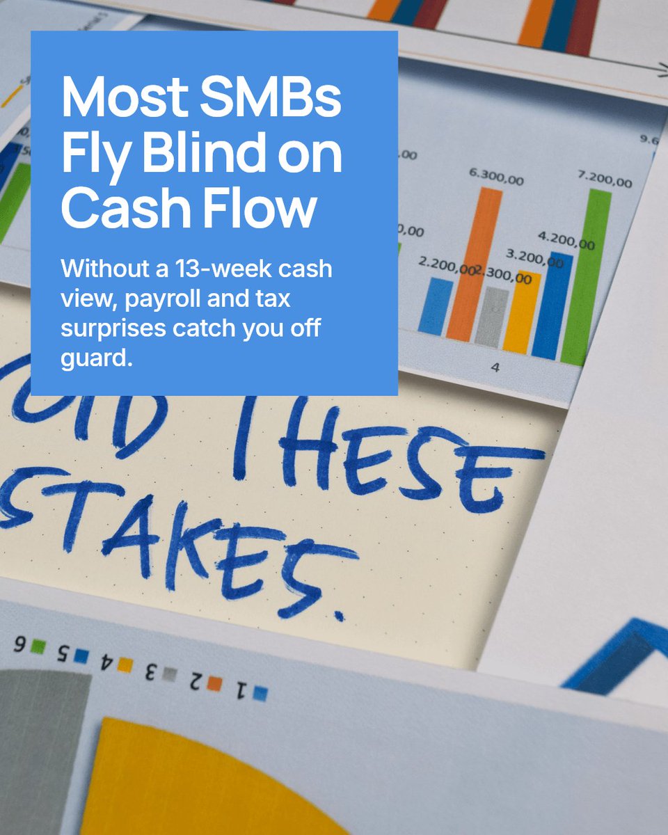 Top 3 Cash Flow Mistakes SMBs Make:

1. No 13-week cash view—flying blind on payroll and tax dates.
2. Late reporting—decisions on gut, not numbers.
3. Budget ignored—no weekly scorecard or gap closure.

Book a free CFO Pulse call.