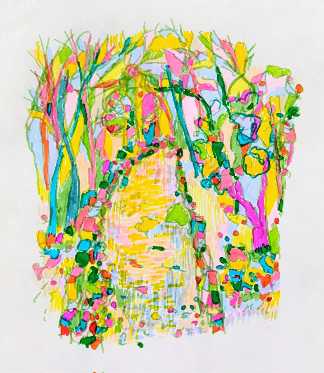 いつも歩く道🌳 #colorful