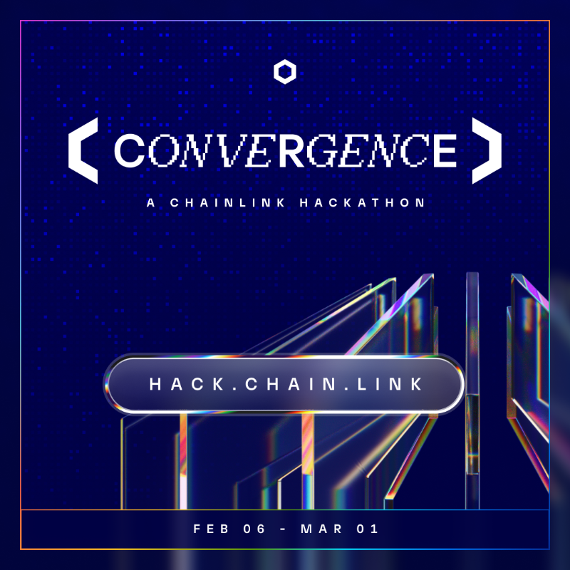 chainlink's tweet photo. Prediction markets. AI Agents. RWAs.
Which real-world use case do you think blockchain tech still hasn’t solved?

Devs: The Chainlink hackathon is your chance to build the solution and win $100K in prizes.

Shape the future. Sign up ↓