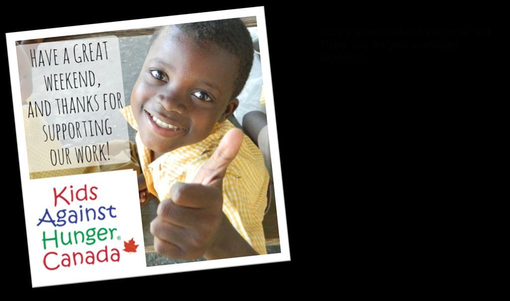 💥 𝐇𝐚𝐯𝐞 𝐚 𝐠𝐫𝐞𝐚𝐭 𝐰𝐞𝐞𝐤𝐞𝐧𝐝 𝐞𝐯𝐞𝐫𝐲𝐨𝐧𝐞! 💥 
...and Thank you, for your continued support!!!
#letsendhunger