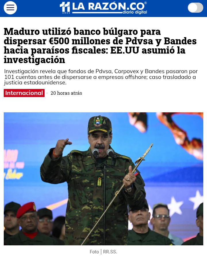 vivassantanaj_'s tweet image. ¡Confirmado! ¡El monto podría llegar a 100 mil millones de euros lavados solo en Europa! Nicolás Maduro - el de los "dos petros" de salario - distribuyó a través de un banco de Bulgaria hacia paraísos fiscales millones de euros de Pdvsa y Bandes entre 2017 y 2019 hacia paraísos…