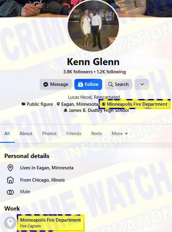 CrimeWatchMpls's tweet image. Ladies and gentlemen, Minneapolis Fire Captain Kenn Glenn ⬇️

Welcome to @GovTimWalz and @MayorFrey's Minnesota and Minneapolis.