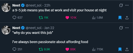 few highlights from the week

1 single week

$neet