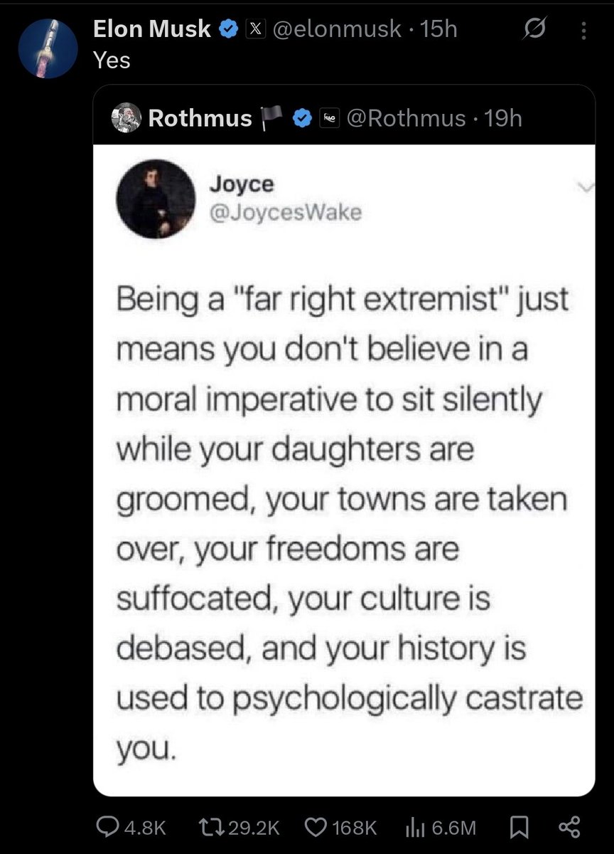 SpiderUncensor's tweet image. 6.6Million people so far have seen this clown promoting far right extremism as normal. Projecting it as every day patriotic behaviour. Something is very wrong with this. With one word he is showing what is wrong with with X and why this cesspit needs to go.

@Ofcom - he is…