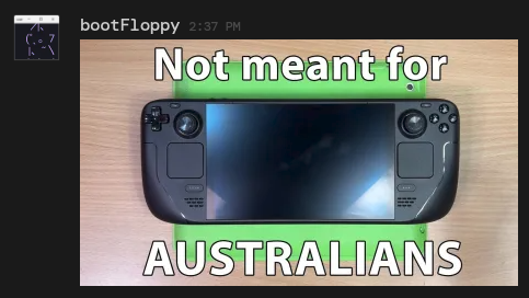 bootfloppy_'s tweet image. remembered how to embed youtube videos from just the ytimg url