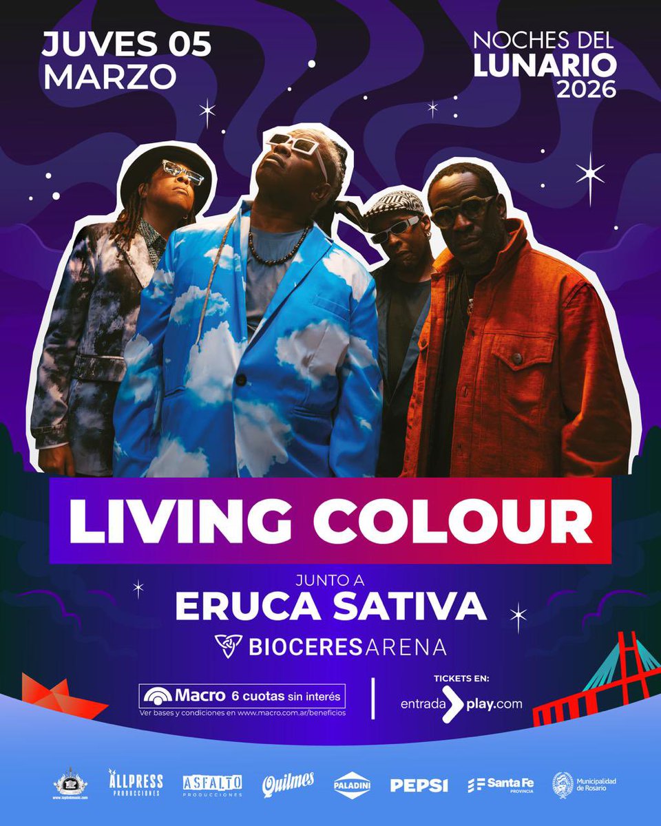 ErucaSativa's tweet image. TREMENDO honor abrirle la noche a una de nuestras más grandes influencias 🤩🤩🤩

5/MARZO   ERUCA 🤝@LivingColour