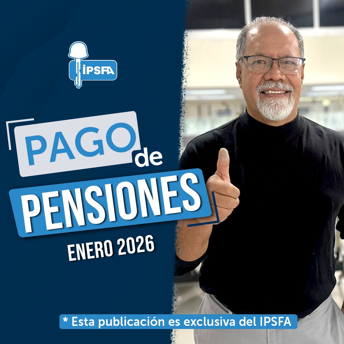 Anunciamos el pago de pensiones para nuestros afiliados pensionados de la Fuerza Armada. 💰🪖