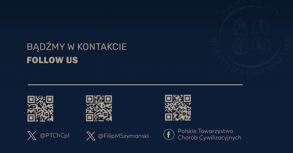 PTChC 🩺 Polish Society of Civilization Diseases tweet media