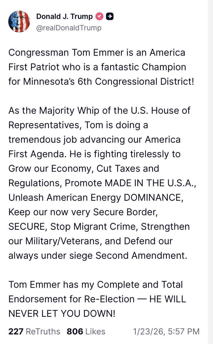 Tom Emmer tweet media