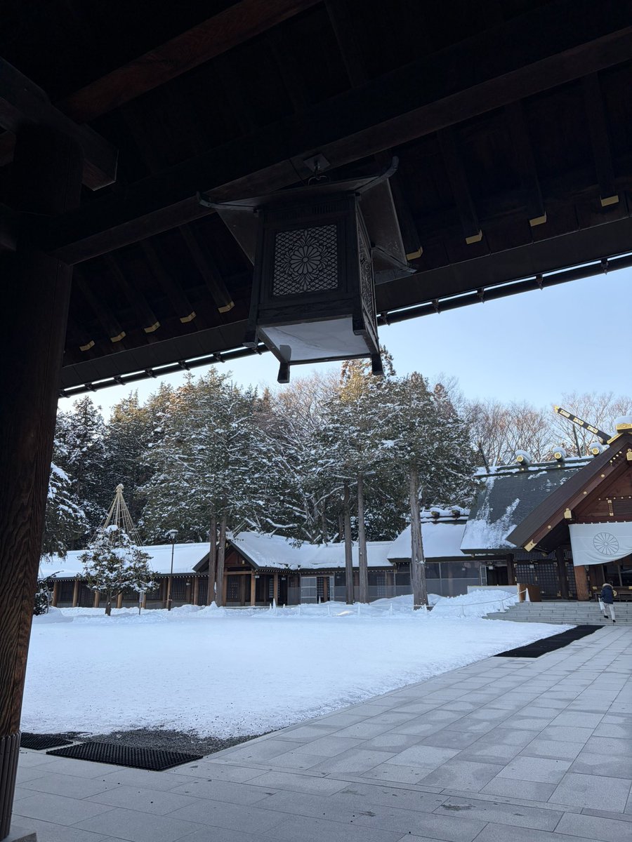 hepbern24's tweet photo. ➖11度バースデーの朝。
清々しい✨
#北海道神宮 https://t.co/zwfxhA3ygx