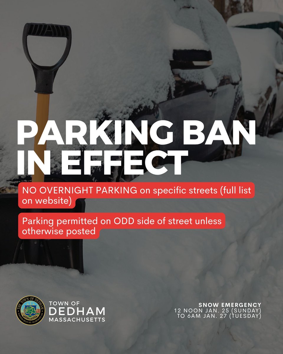 Town of Dedham tweet media