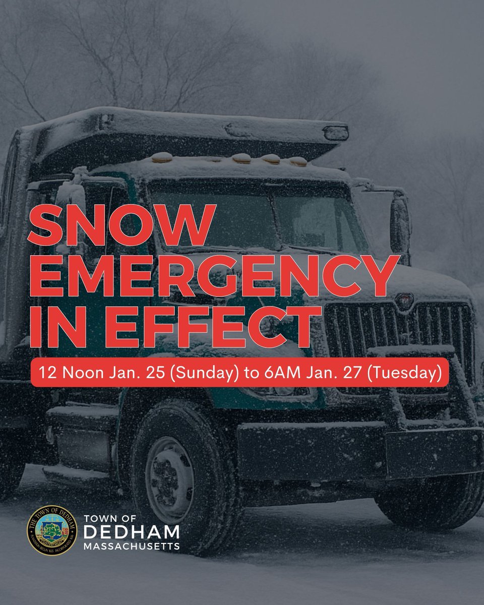 Town of Dedham tweet media