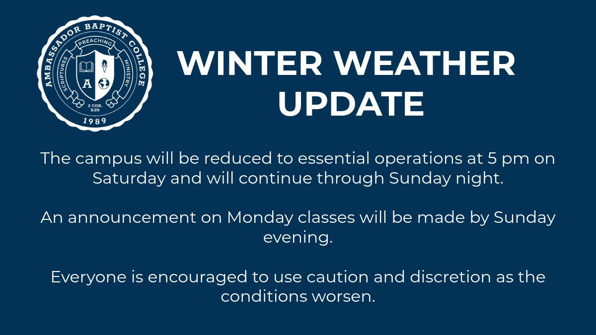 ❄️ Winter Storm Fern is coming, but we are ready!