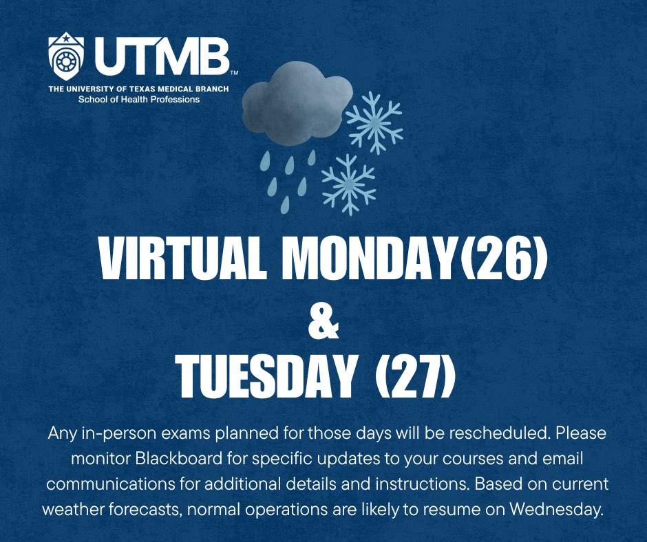 UTMB SHP tweet media