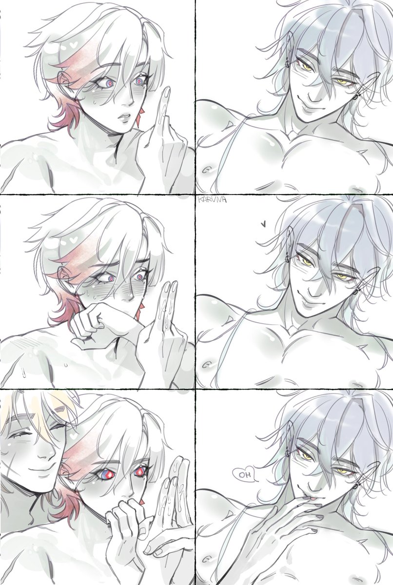 karuna_aaa's tweet image. pt 2! 🦄
#illuflins #varflins #GenshinImpact