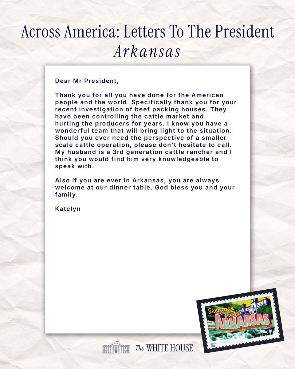 The White House tweet media