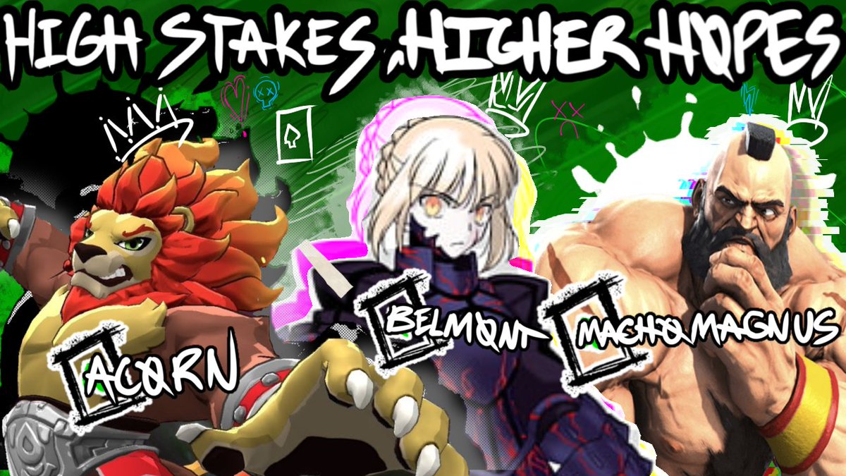 Hello everyone! This is a new year banner celebrating our organization, the players on it were voted on by the org!

Acorn passed through due to nearly unanimous desire to have him in it.

Belmont had 6 votes

Macho magnus had 5 votes (plus a tie breaker ill go into under this)