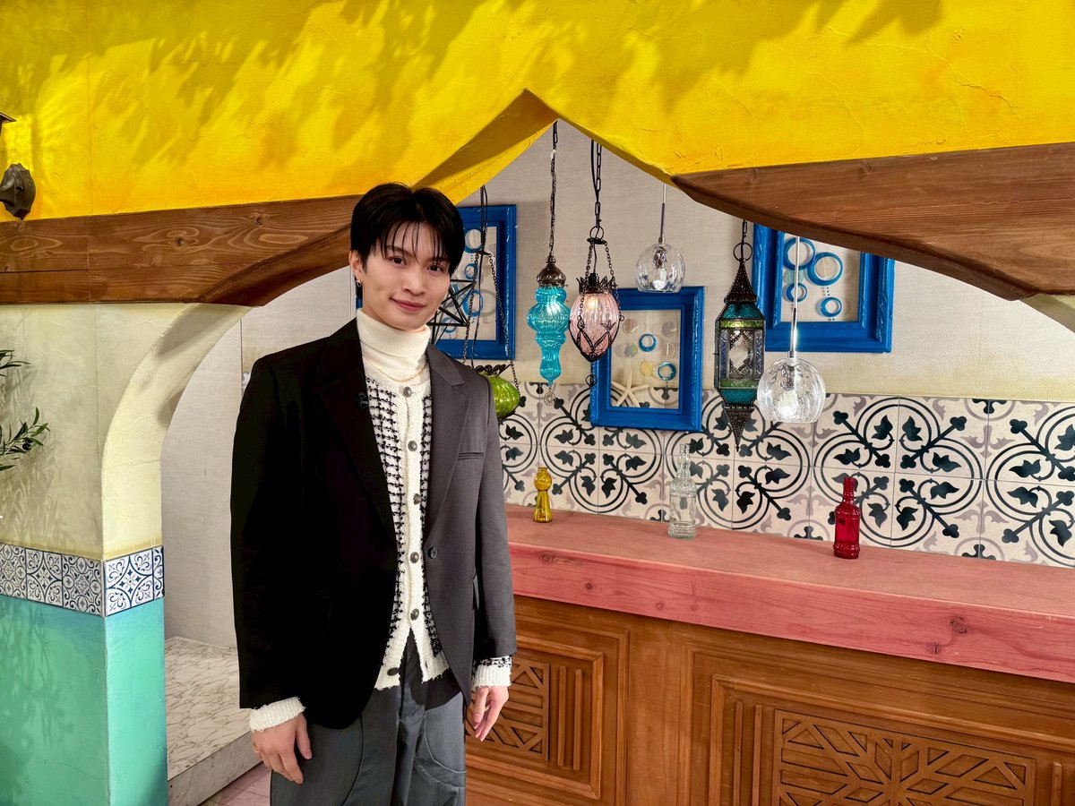💐ゲスト紹介💐 那須雄登（ACEes）さん🕺 オフショットいただきました