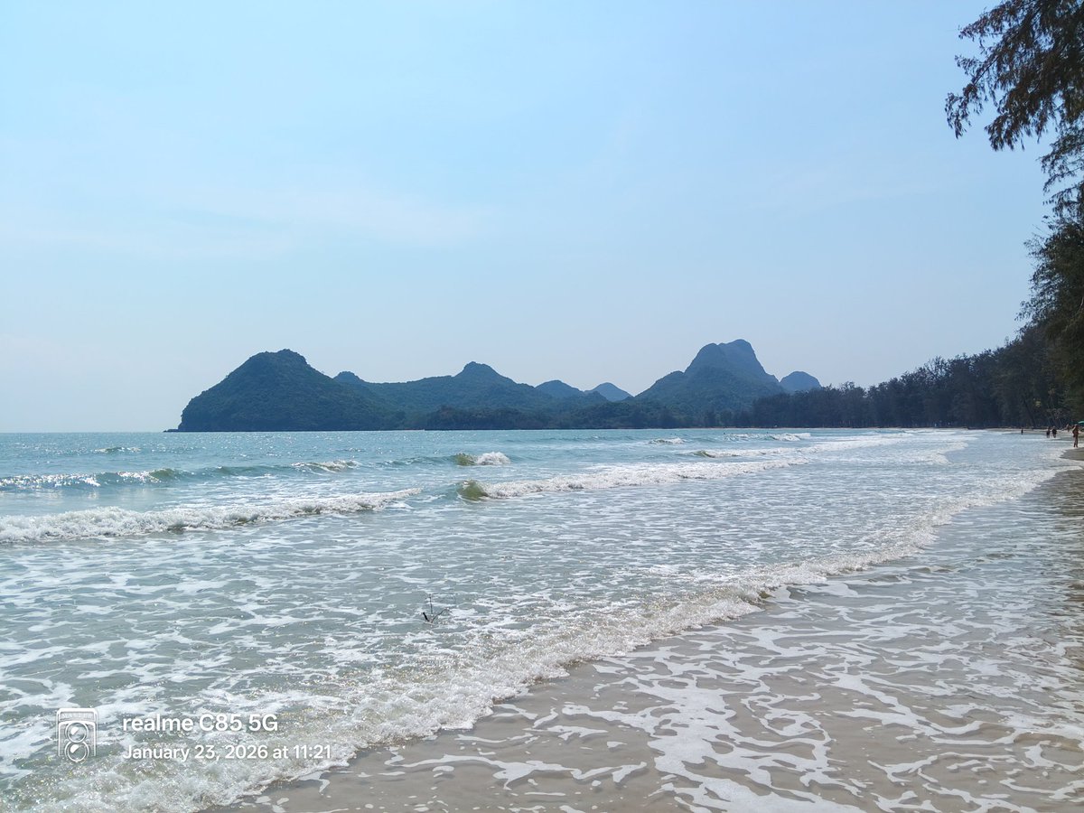 Welcome to Prachuap, Ao Manao John. Beautiful lunch together on the beach and a nice swim in the sea. What a setting &amp; backdrop aye. We visited the Historical park where the Japanese invaded Thailand in World War II. Lastly, we met &amp; fed some cool little fellas, Dusky Langurs.