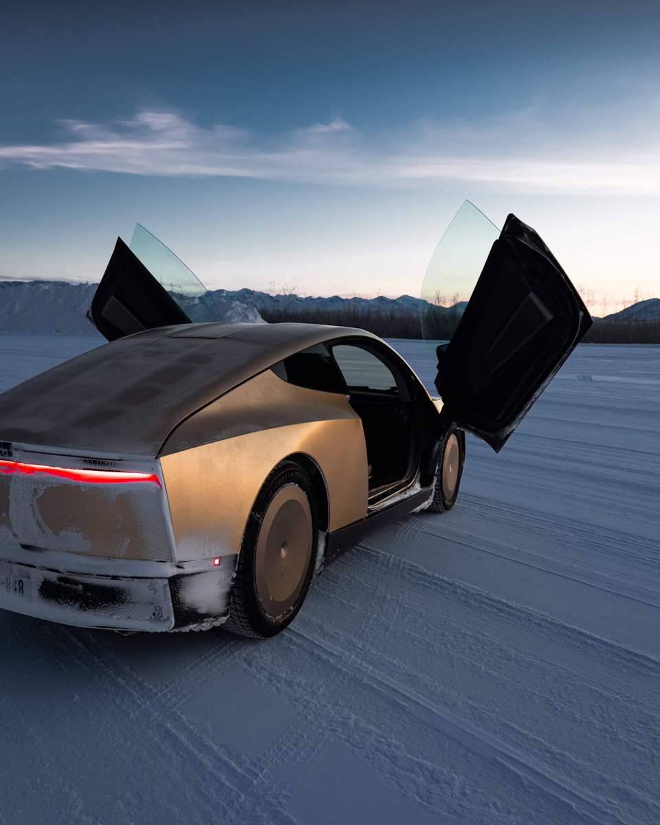 TeslaPierre's tweet image. Cybercab-Wintertests auf dem Testgelände in Alaska