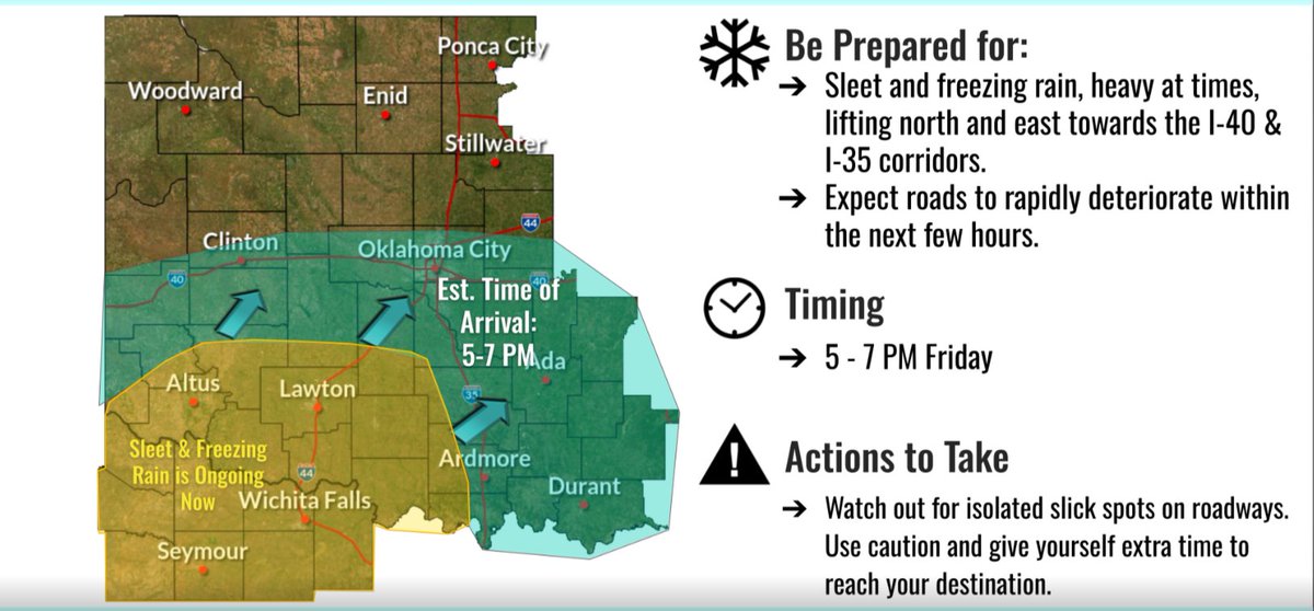 comanche_pio's tweet photo. TRAVEL ADVISORY – SLICK &amp; HAZARDOUS ROADS https://t.co/1a5AFAxYuQ https://t.co/hhHFXp5JxV
