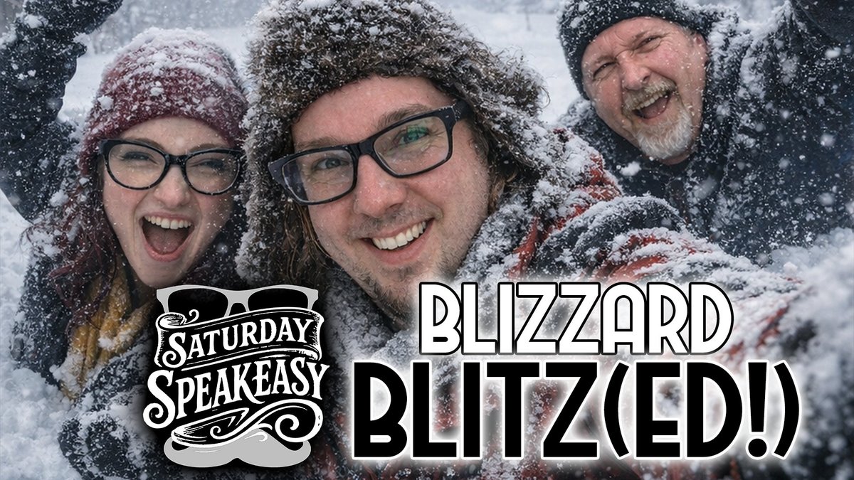 Make a stiff, hot drink! 

This week, we escape the snow and the cold and settle in with our friends to kick back and enjoy a great Saturday night of gaming, nerd culture, and life chat. 

Join us!

The Saturday Speakeasy, LIVE @ 5pm ET!

Check the details in the replies!