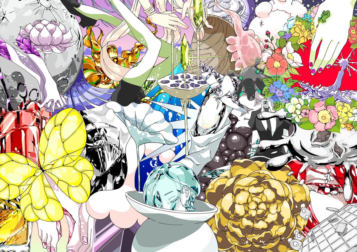 pixivでまとめ用に作品の日時とか調べてたんですけど、見返してもやっぱりキチガイの絵だなーと思ったので再放送します。