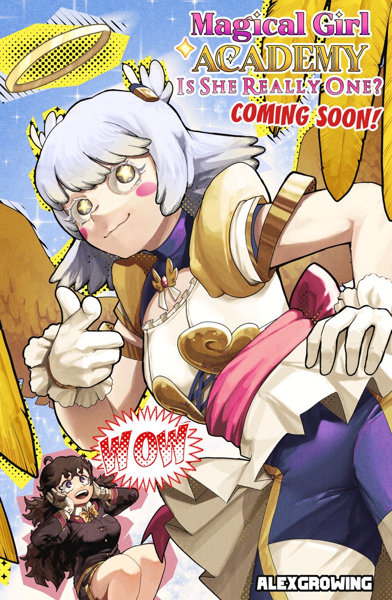 Alex_Growing's tweet image. Sigo trabajando en Magical Girl Academy!
Les dejo un nuevo dibujo promocional.

He recibido buen feedback del capitulo uno y además conseguí un buen editor!🙏
Estaba pensando en subir sketches que he hecho del resto del cast.

Esperen un poco más!
#Manga #Comic #ClipStudioPaint